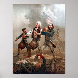 Poster O Espírito de 76 por Archibald MacNeal Willard