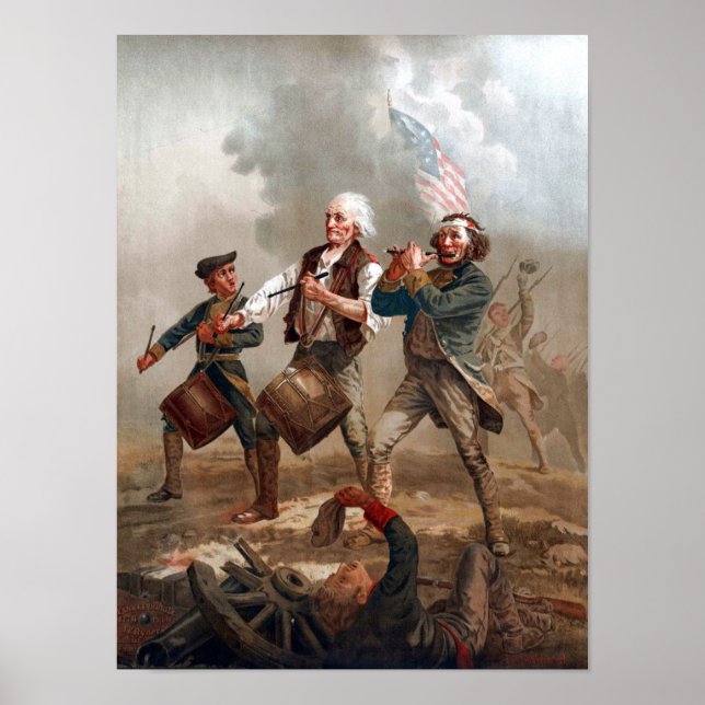 Poster O Espírito de 76 por Archibald MacNeal Willard (Frente)