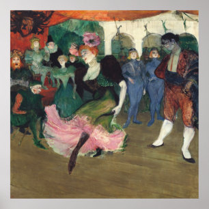 Poster O Espírito de Cabaret Parisiense, Dança da Paixão