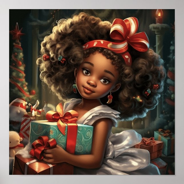 Poster O Espírito Doente: Menina Afro-Americana (Frente)