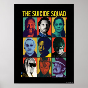 Poster O Esquadrão Suicida   Grade Retroativa Com Amanda