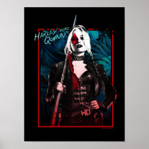 Poster O Esquadrão Suicida   Harley Quinn & Green Ferns