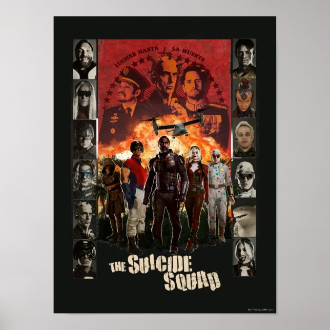 Poster O Esquadrão Suicida | Portadora de Caracteres de E (Frente)