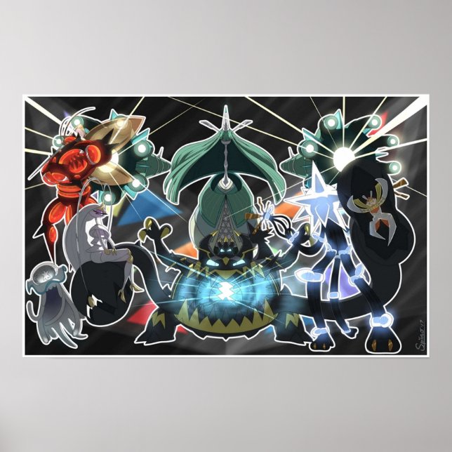 Poster O Esquadrão Ultra Beasts (Frente)