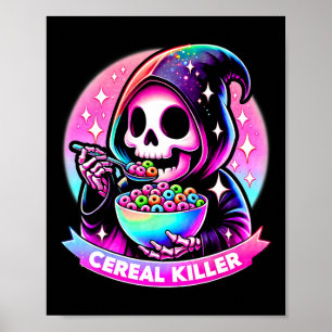 Poster O Esqueleto Do Halloween Da Assassina E