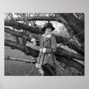 Pôster O estilo das mulheres no vestuário do golfe: 1900