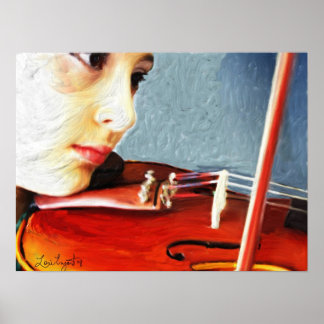 Poster "O Estudante Violino"
