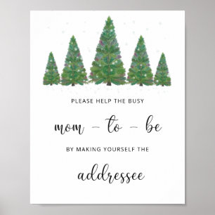 Poster O Evergreen ajuda a Buscar um envelope no endereço