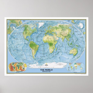 Pôster O exame do mapa do mundo