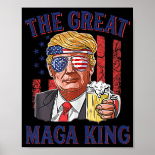 Poster O Excelente Maga King é um trunfo da cerveja ameri
