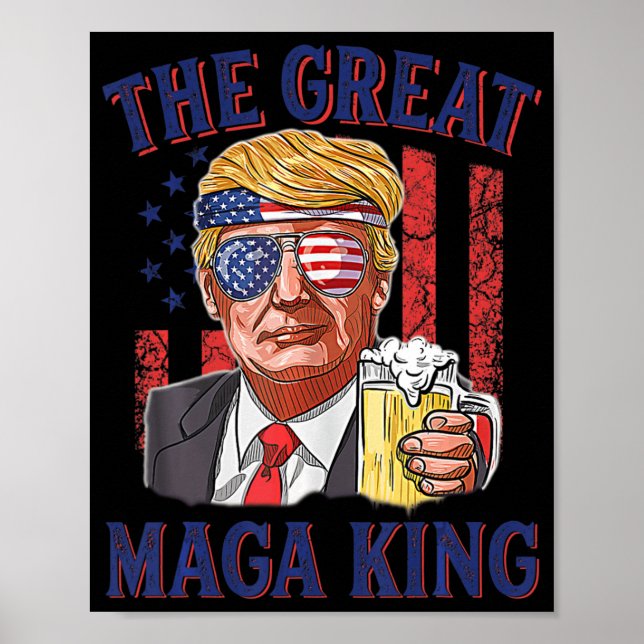 Poster O Excelente Maga King é um trunfo da cerveja ameri (Frente)