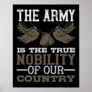 Poster O Exército É A Verdadeira Nobreza Do Nosso País