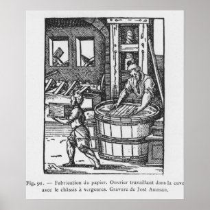Pôster O fabricante de papel