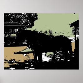 Pôster O famoso Cavalo de Trolley do Stanley Park