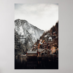 POSTER O FAMOSO HALLSTATT NA ÁUSTRIA