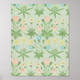 Poster O famoso padrão Daisy de William Morris.