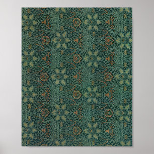 Poster O famoso padrão Ispahan de William Morris
