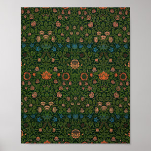 Poster O famoso padrão Tulip de William Morris