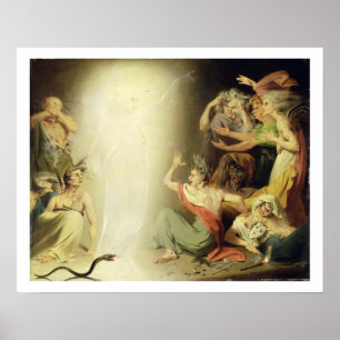 Poster O fantasma de Clytemnestra que desperta as fúria,