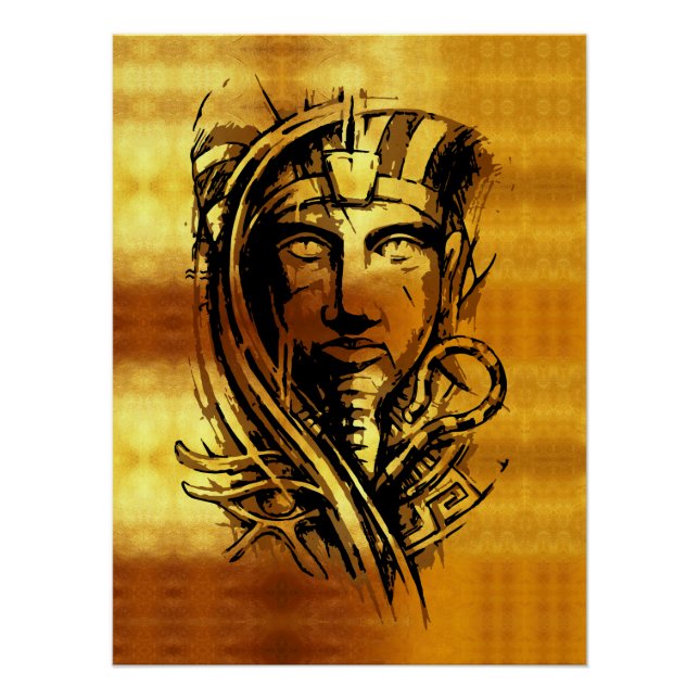 Pôster O Faraó Dourado (Frente)