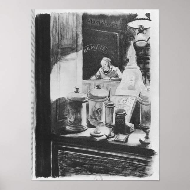 Pôster O Farmacêutico Homais (Frente)