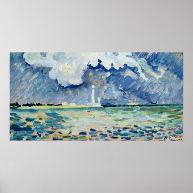 Pôster O Farol em Gatteville (Frente)