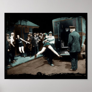 Pôster O fato de banho prende EUA