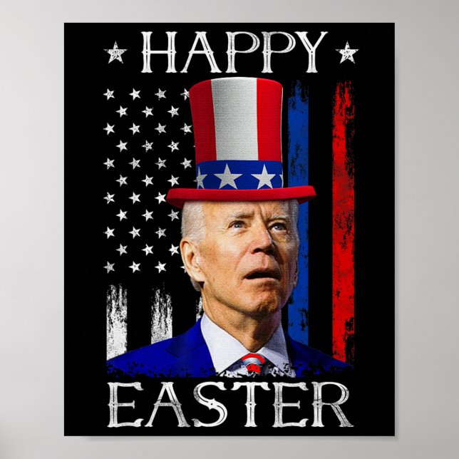 Poster O felz pascoa Joe Biden Confusou O Indepe De 4 De  (Frente)