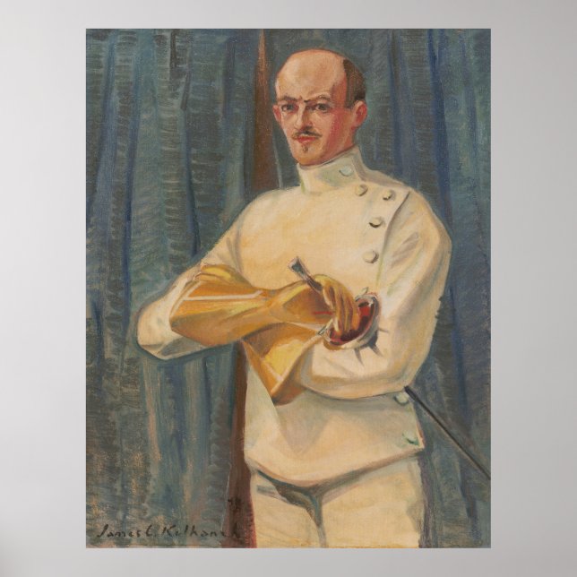Poster O Fencer - Autoretrato de Kulhanek (1937) (Frente)