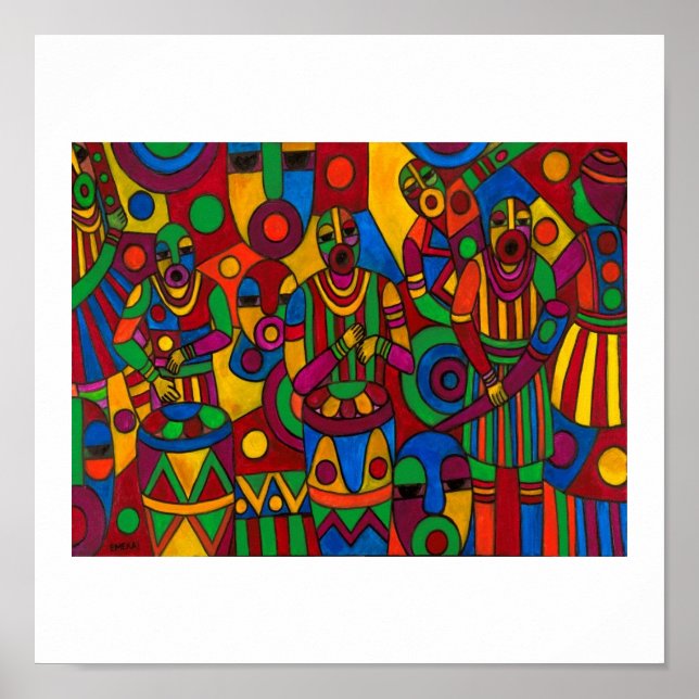 Pôster O Festival de Emeka! (Frente)