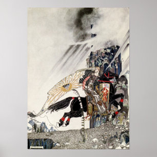 Poster O Filho da Viúva: O Láteo cavalgando o Cavalo Negr