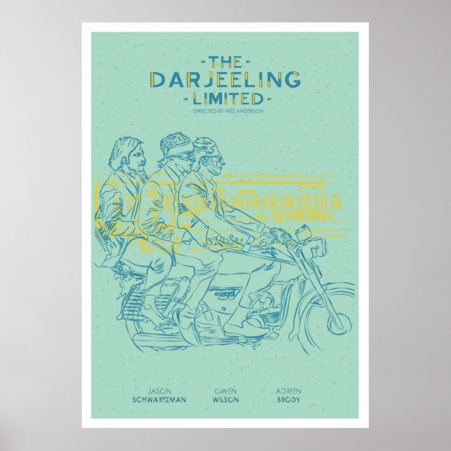 Poster O filme Darjeeling Limited Alternativo (Frente)