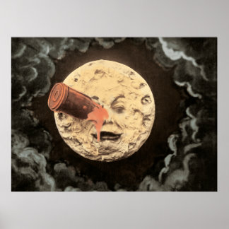 Poster O filme de 1902 de Georges Melies Le voyage dans l
