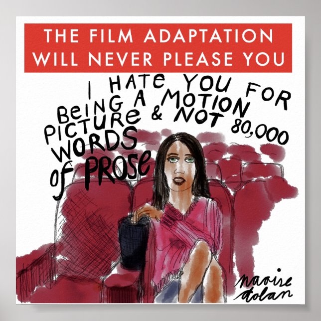 Poster O filme do livro nunca te agradará (Frente)