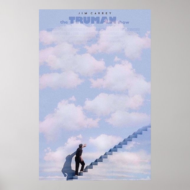 Poster O filme Truman Show (Frente)