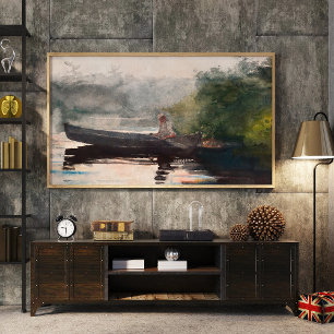 Poster O fim do dia, Adirondacks por Winslow Homer