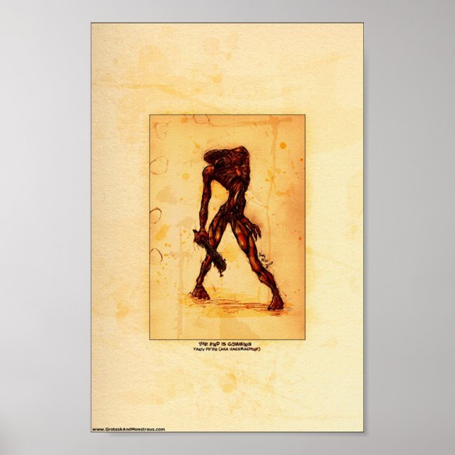 Pôster O fim do mundo (Frente)