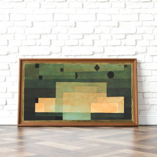 Poster O firmamento acima do templo, Paul Klee Art