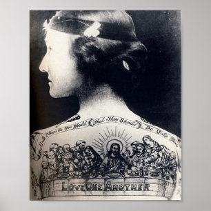 Poster O flapper tattooed - amor um outro