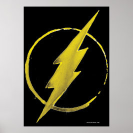 Poster O Flash | Emblema do tórax amarelo