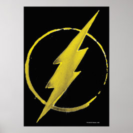 Poster O Flash | Emblema do tórax amarelo