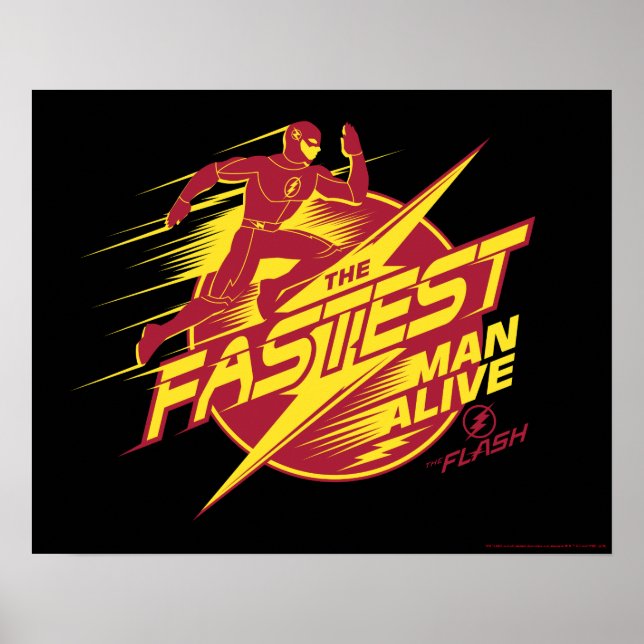 Poster O Flash | O Homem Mais Vivo (Frente)