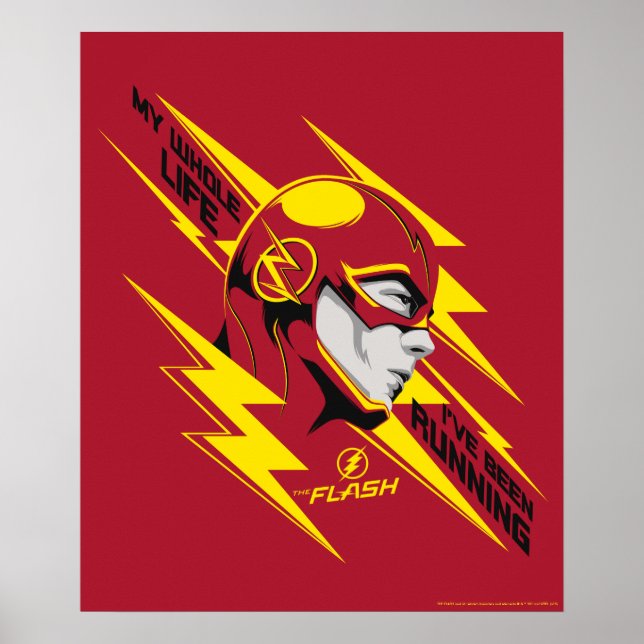 Poster O Flash | Toda a minha vida que tenho estado a cor (Frente)