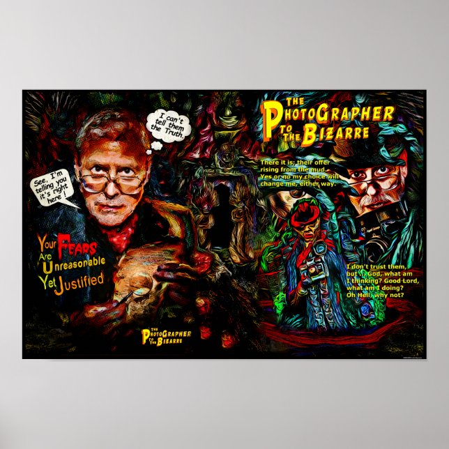 Poster O Fotógrafo Para A Origem Bizarra (Frente)