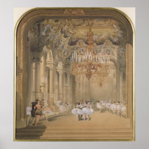 Pôster O Foyer da Ópera durante o intervalo