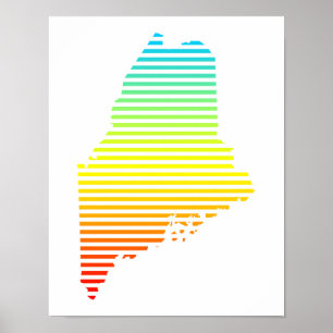 Poster o frio de maine desvanece-se