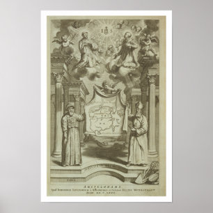 Poster O Frontispiece a "China ilustrou" por Athanasius