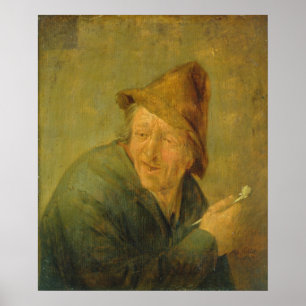 Poster O fumador, 1640