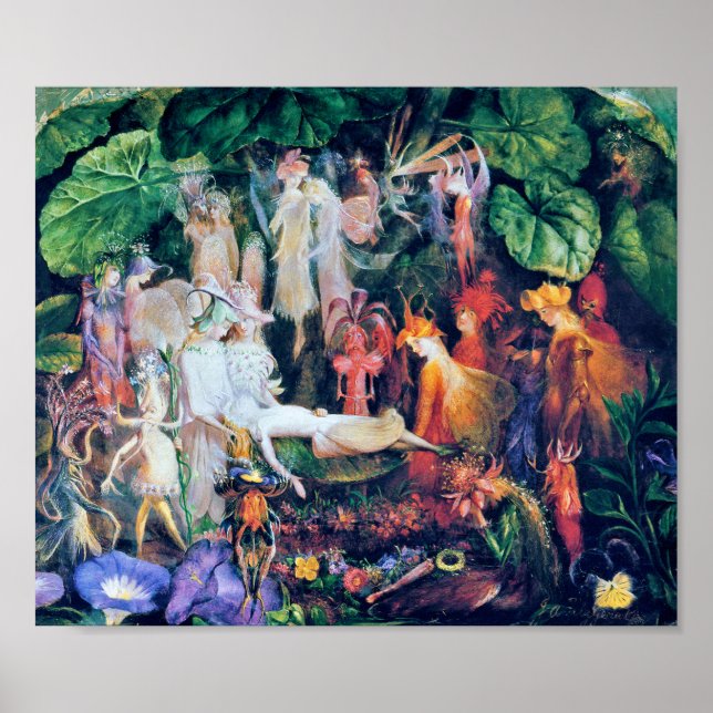 Poster O Funeral da Fada, John Anster Fitzgerald (Frente)