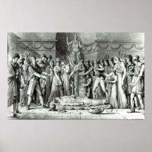 Pôster O funeral de Jean Paul Marat